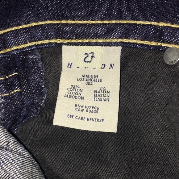 HUDSON Bootcut Dark Wash Jeans LONG - Picture 5 of 7